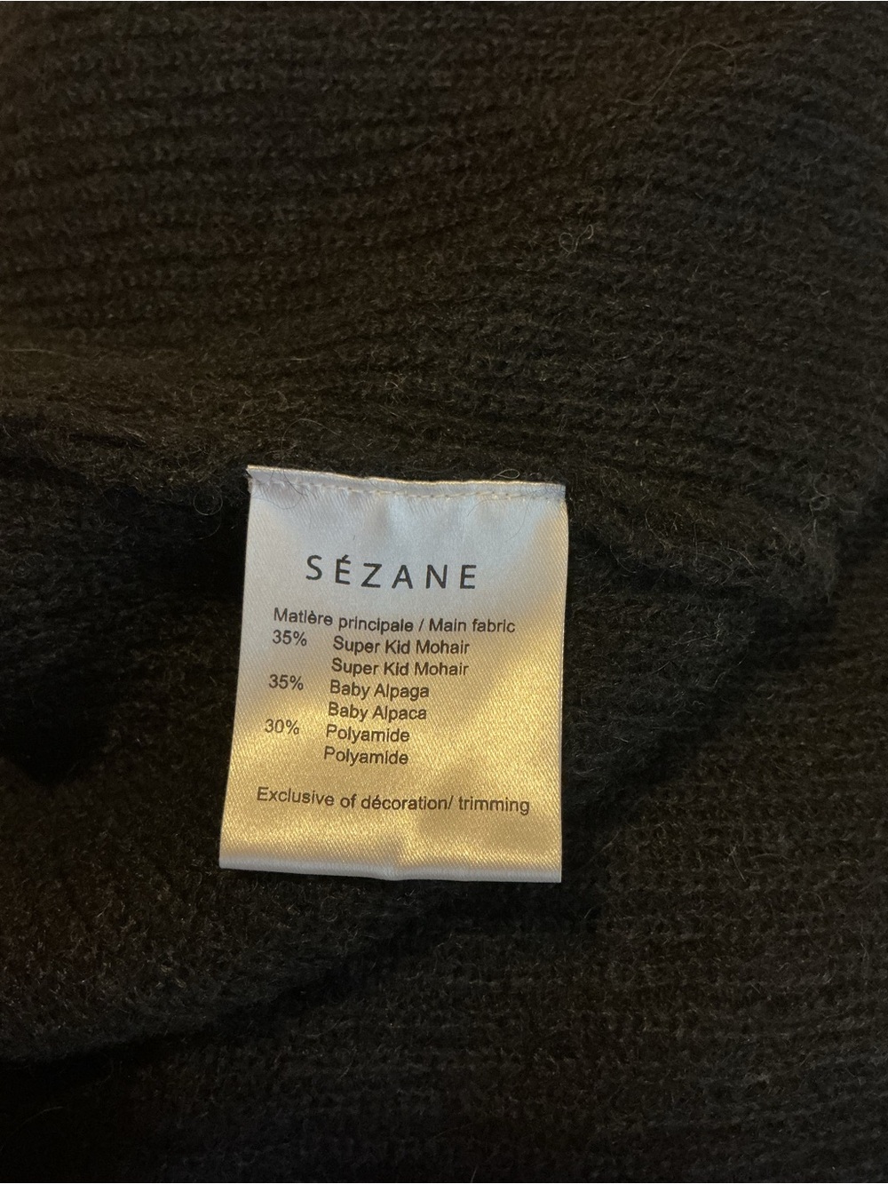 Sezane BARRY CARDIGAN
Black - Picture 7 of 10